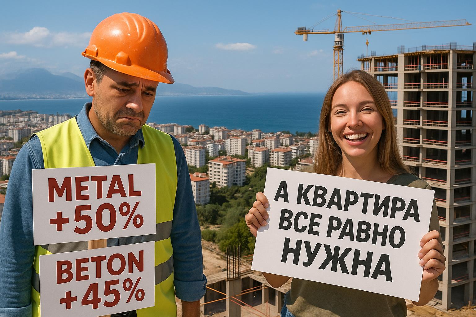 рост цен на строительные материалы, в частности, на бетон и металл. Также, подорожали сантехника и электроэнергия. Все это закладывается в стоимость строительства и в конечном итоге отражается на стоимости готовых квартир и вилл.