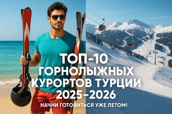 ТОП-10 лучших горнолыжных курортов Турции 2025–2026