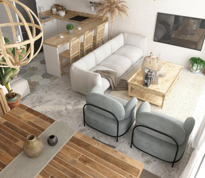 2 + 1 بنتهاوس في بودروم