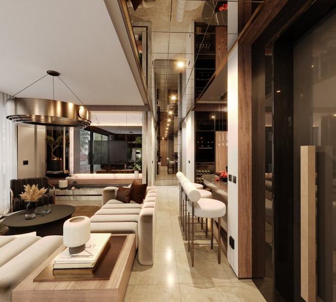 3 + 1 فيلا مطلة على البحر في بودروم