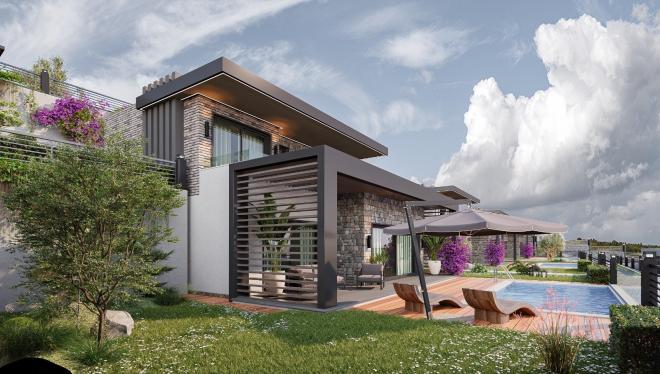 3 + 1 فيلا مطلة على البحر في بودروم