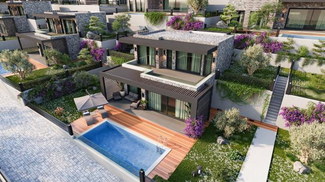 3 + 1 فيلا مطلة على البحر في بودروم