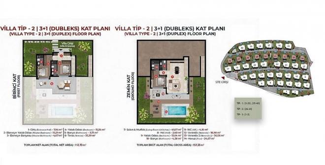 3 + 1 فيلا مطلة على البحر في بودروم