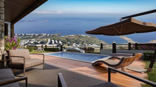 3 + 1 فيلا مطلة على البحر في بودروم