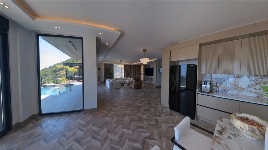 مشروع فيلا فاخرة 5 + 1 في وسط ألانيا مع مناظر بانورامية خلابة