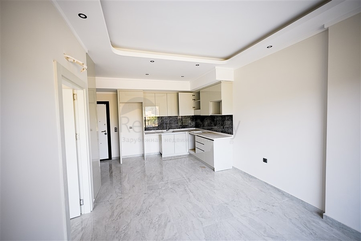 شقق 1+1 في مجمع قيد الإنشاء في منطقة أوبا