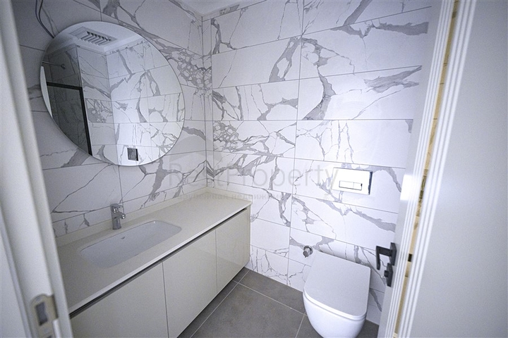 شقق 1+1 في مجمع قيد الإنشاء في منطقة أوبا