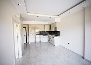 شقق 1+1 في مجمع قيد الإنشاء في منطقة أوبا