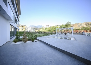 شقق 1+1 في مجمع قيد الإنشاء في منطقة أوبا