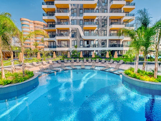 مشروع فاخر جديد مع موقف سيارات مغطى في منطقة توسمور