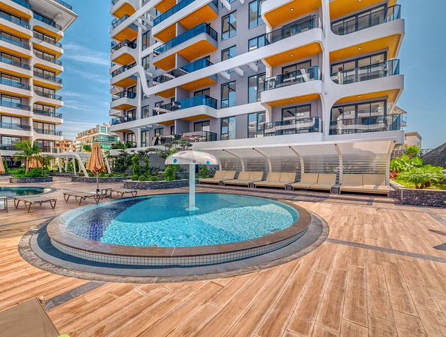 مشروع فاخر جديد مع موقف سيارات مغطى في منطقة توسمور