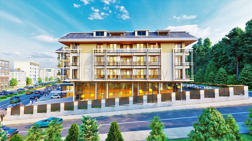 نحن نقدم لك مشروع مجمع مع البنية التحتية في وسط ألانيا