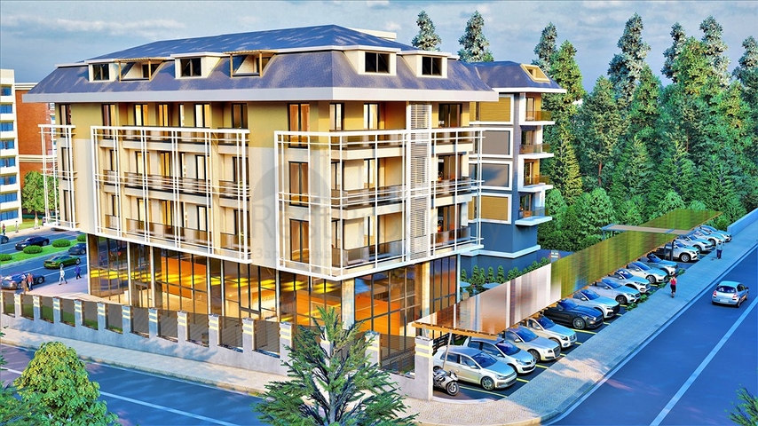 نحن نقدم لك مشروع مجمع مع البنية التحتية في وسط ألانيا