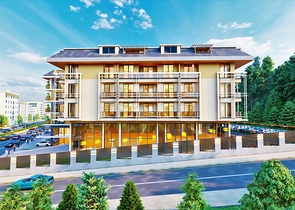 نحن نقدم لك مشروع مجمع مع البنية التحتية في وسط ألانيا