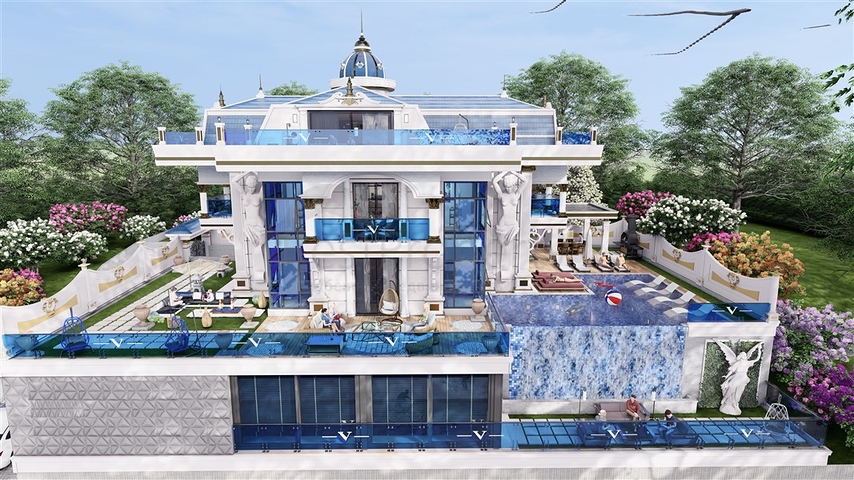 فيلا فاخرة 5 + 1 في منطقة كارجيجاك