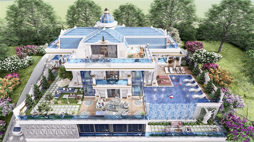 فيلا فاخرة 5 + 1 في منطقة كارجيجاك