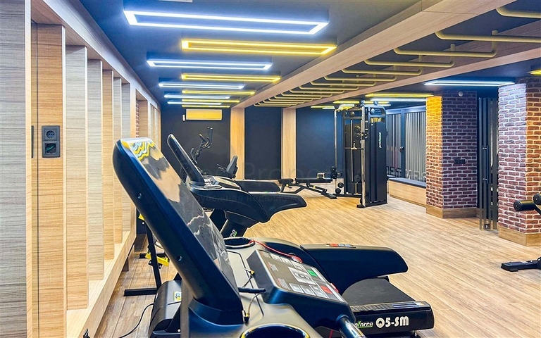 شقة 2 + 1 في مجمع مع بنية تحتية في منطقة أوبا