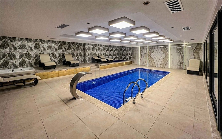 شقة 2 + 1 في مجمع مع بنية تحتية في منطقة أوبا