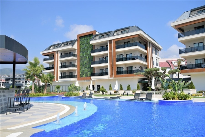 شقة 2 + 1 في مجمع مع بنية تحتية في منطقة أوبا