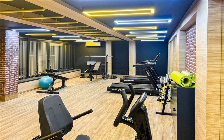 شقة 2 + 1 في مجمع مع بنية تحتية في منطقة أوبا