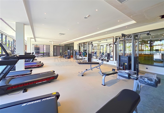 شقة 1+1 مطلة على البحر في مجمع من الدرجة الممتازة 