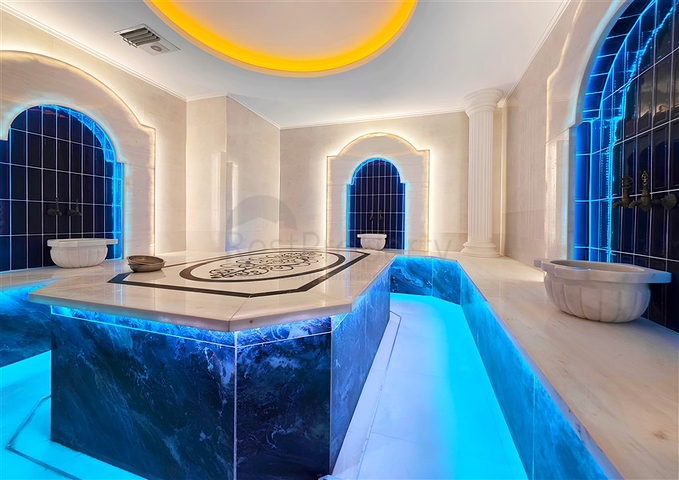 شقة مطلة على البحر 1 + 1 في وسط ألانيا