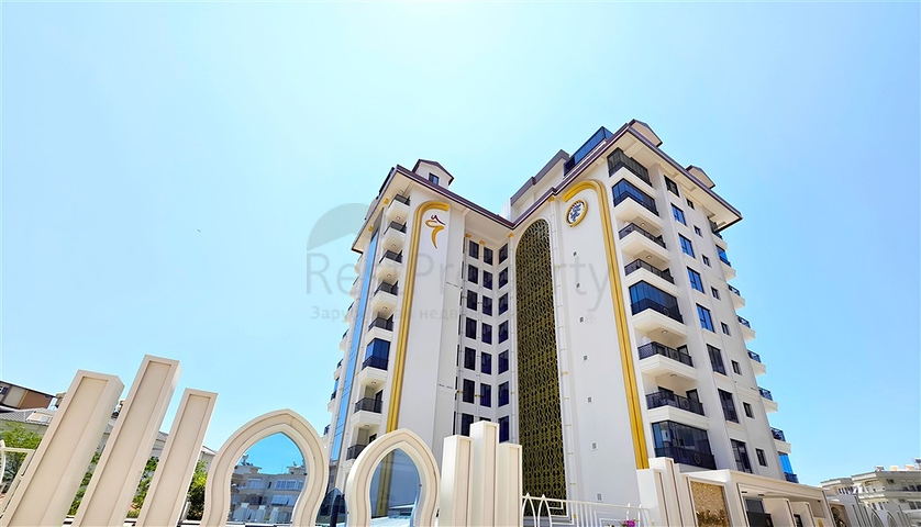 شقة مطلة على البحر 1 + 1 في وسط ألانيا