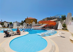 شقة مطلة على البحر 1 + 1 في وسط ألانيا