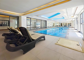 شقة مطلة على البحر 1 + 1 في وسط ألانيا