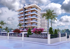 شقة 1+1 في مجمع جديد في أفسلار