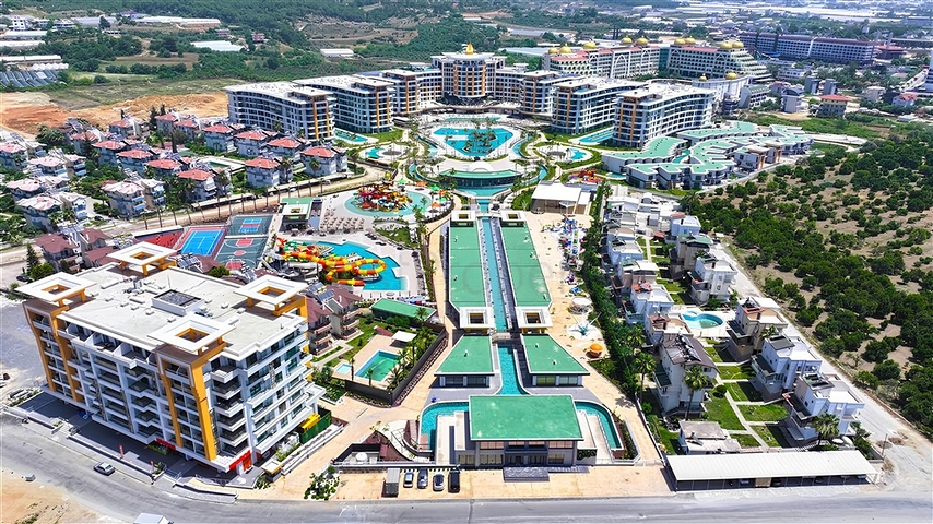 الشقة من صاحب التخطيط 1+1, 2+1, 3+1 في مشروع منطقة توركلر واسع النطاق