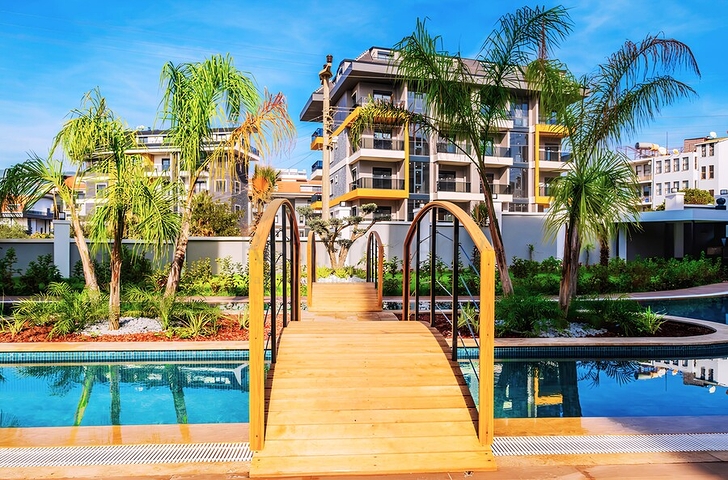 شقة بغرفة نوم واحدة في مجمع في منطقة أوبا