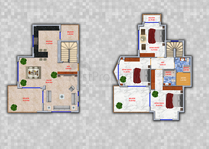 فيلات للبيع في قلب مدينة ألانيا 