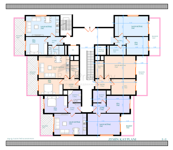 شقق للبيع في قلب مدينة ألانيا 