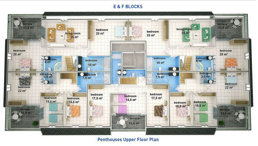  مجمع مميز فاخر راقي في منطقة كارجي جاك – ألانيا
