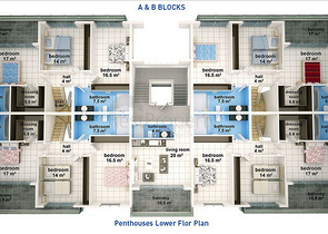  مجمع مميز فاخر راقي في منطقة كارجي جاك – ألانيا