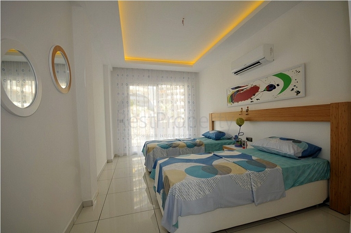 شقق بإطلالات بانورامية في جيكجيللي/ألانيا