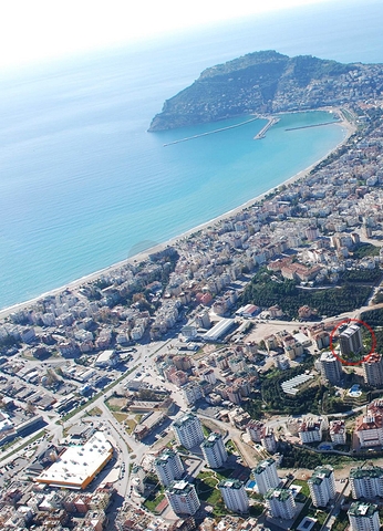 شقق بإطلالات بانورامية في جيكجيللي/ألانيا