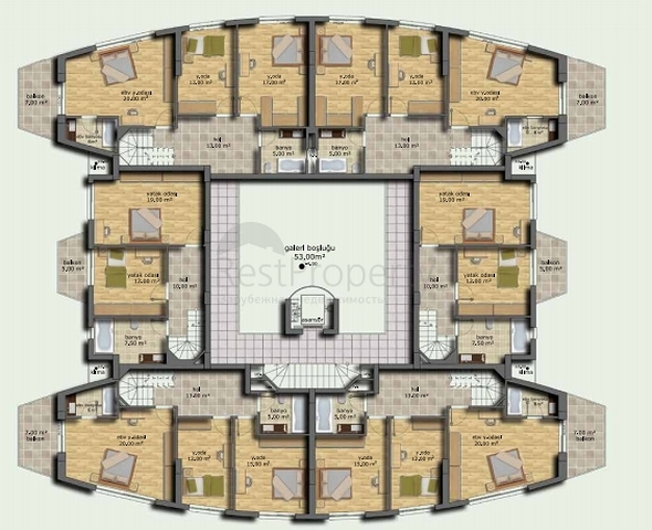 مجمع مميز فاخر في كونايلتي – أنطاليا 