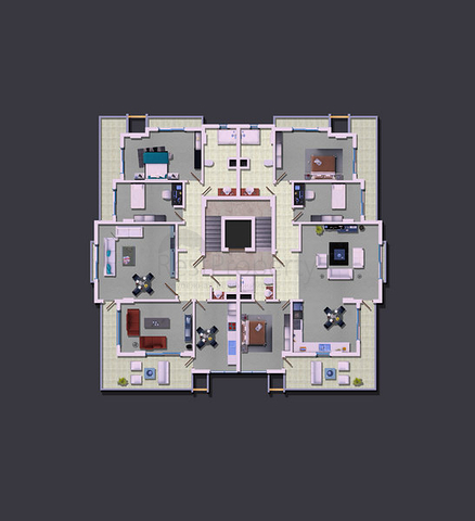 شقق في قلب أوبا / ألانيا