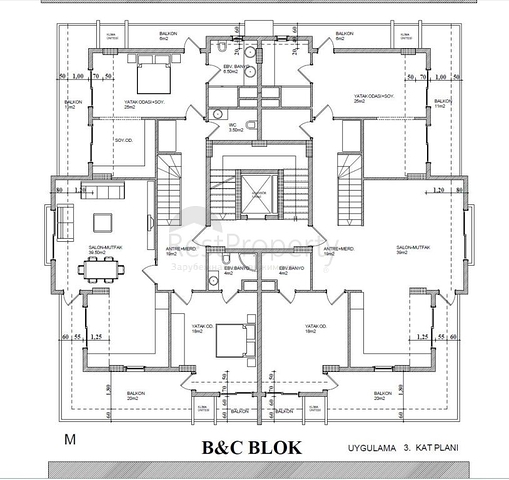 شقق في قلب أوبا / ألانيا