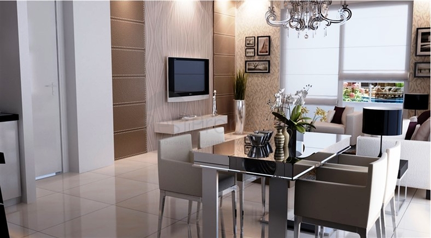 شقق مطلة على البحر في سيدا في مجمع مع مسبح