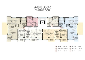 شقق بمساحات واحجام مختلفة للبيع 