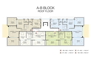 شقق بمساحات واحجام مختلفة للبيع 