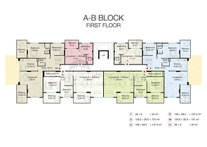 شقق بمساحات واحجام مختلفة للبيع 