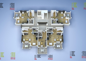 شقق للبيع في كيستيل / الانيا 