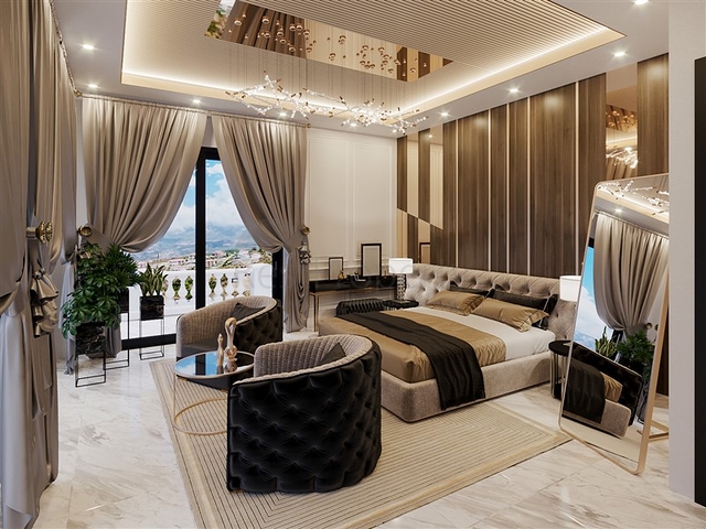 فيلا 6+1 مطلة على البحر في منطقة كارجيجاك