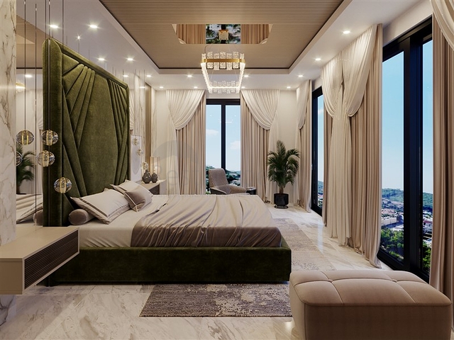 فيلا 6+1 مطلة على البحر في منطقة كارجيجاك