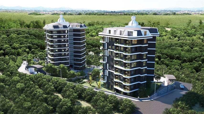 شقة 1 + 1 درجة رجال الأعمال في منطقة دميرتاش 