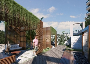 شقة 1 + 1 درجة رجال الأعمال في منطقة دميرتاش 